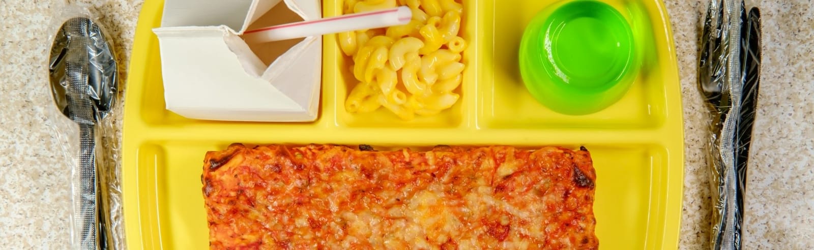 An unhealthy school lunch