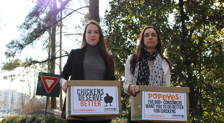 Popeyes Petition Dropoff