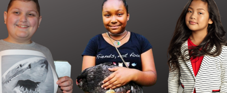 from left to right- Thomas Ponce, Genesis Butler, Rylee Brooke Kamahele