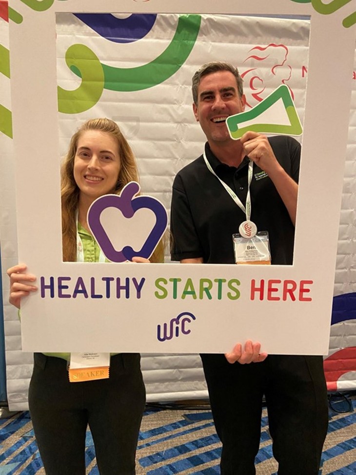 Compassion in World Farming USA staff members pose for a photo at WIC conference.